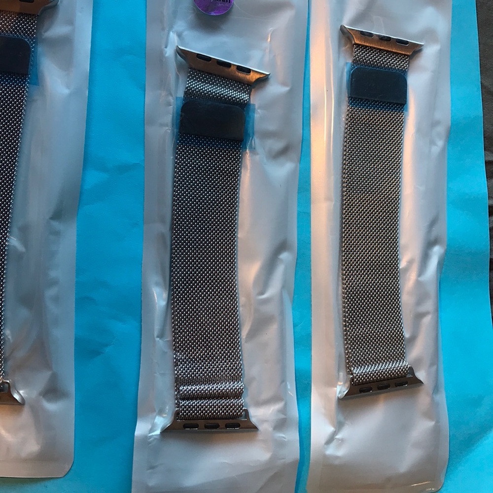 ✅NEW✅ Silver 42mm Apple Watch bands✅